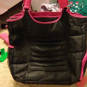 Thirty one black and pink bag